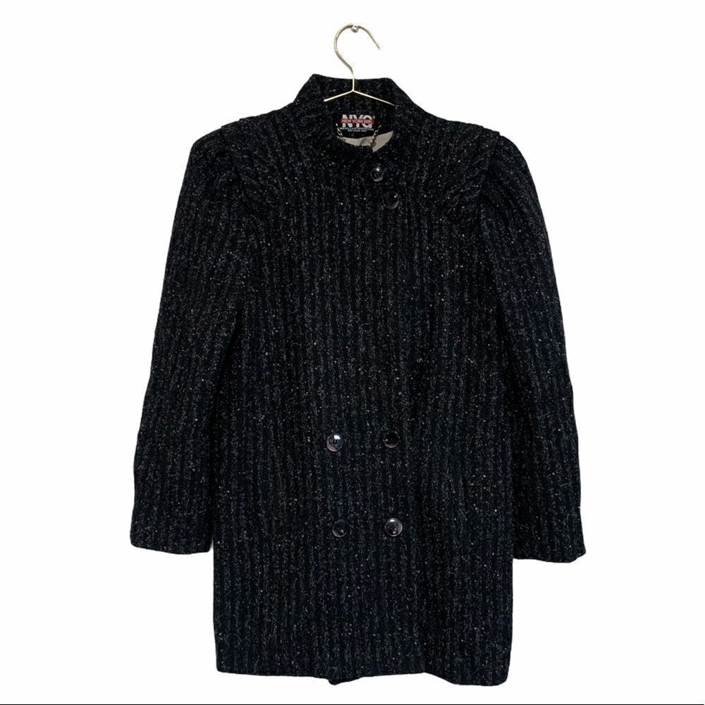 Vintage NYG New York Girl Wool Tweed Coat